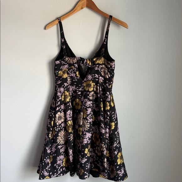 Anthropologie Jacquard A-Line Mini Dress 4 - Picture 3 of 12